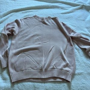 Pink Brandy Melville Oversized Cotton Sweater